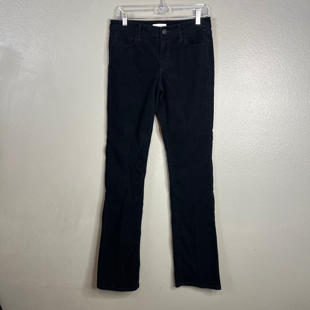 Loft Curvy Boot Corduroy Pants Sz 6 Tall 28T Bootcut Stretch Dark Academia